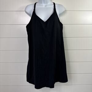 Leilani Swimdress Swimsuit Full Support Sunday Underwire Black sz 14